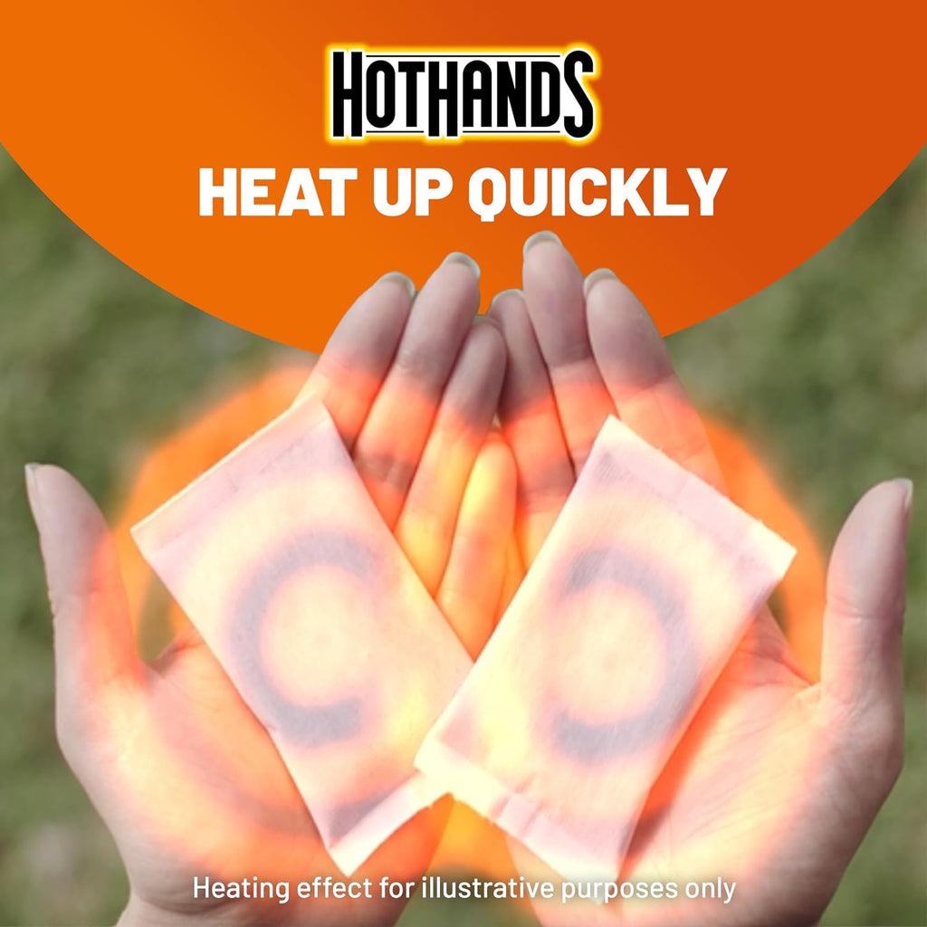 Hand Warmers - 2 Pack - 10 Hours of Heat - Air activated - Ready to use