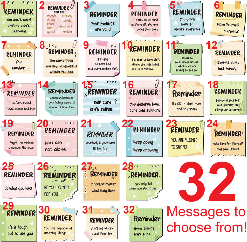 Positive Affirmation Magnets - Inspirational Words